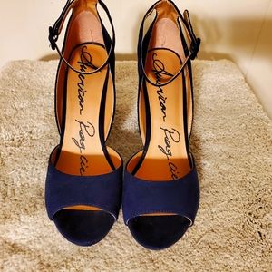 (NEVER WORN) American Rag Block Heel Platforms